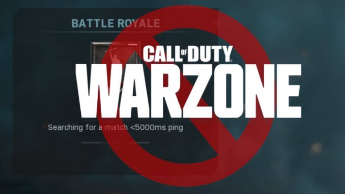 warzone ban